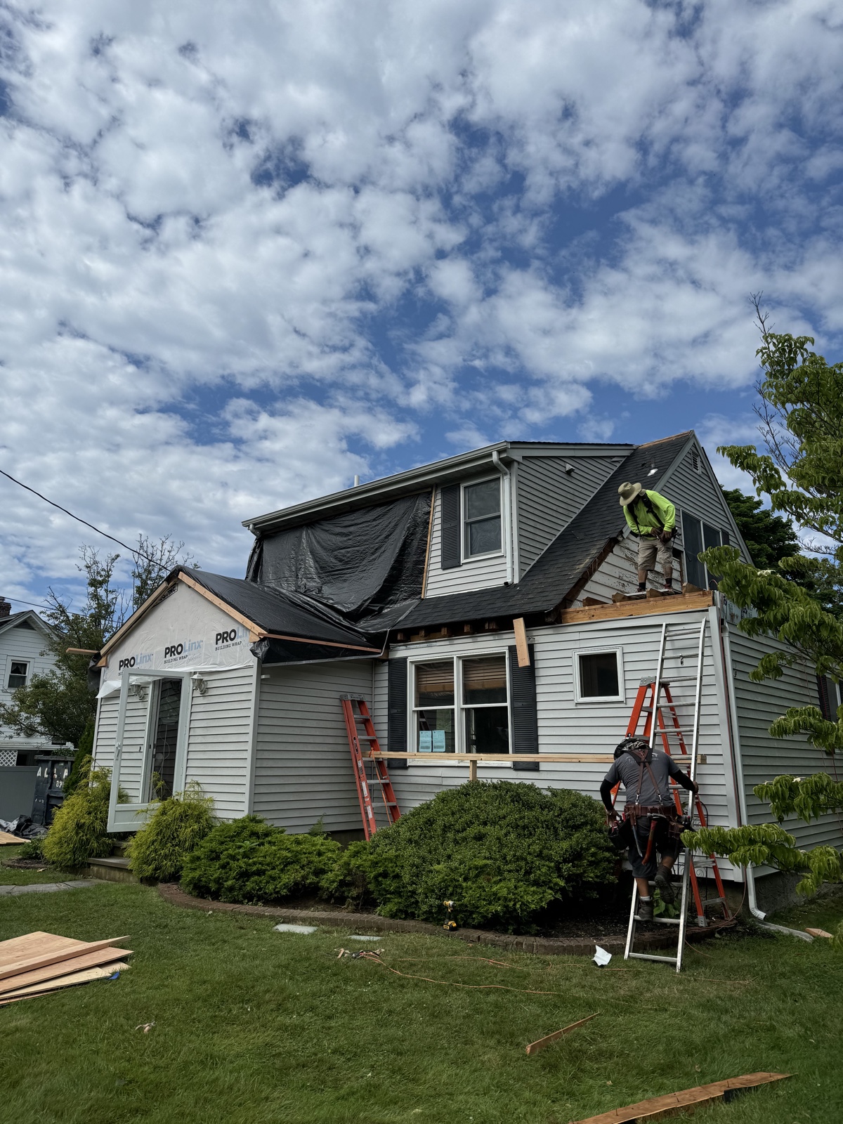 Exterior before